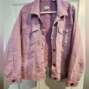 Mauve Denim Jacket